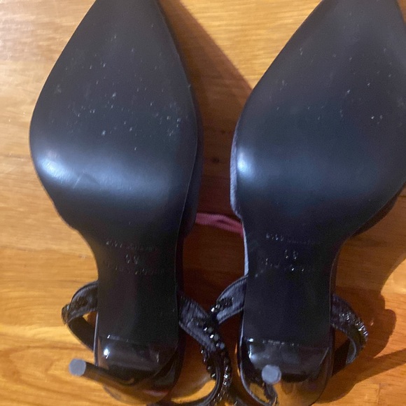 New without tag Black satin Jessica Rich heels - Picture 3 of 6